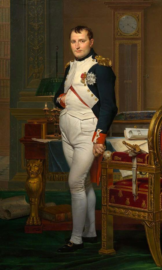 The Emperor Napoleon in His Study at the Tuileries, 1812
