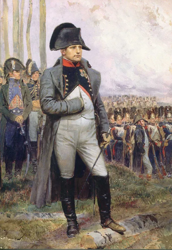 Napoleon in 1806, depicted in a painting by French military artist Édouard Detaille.