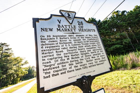 New Market Heights Marker 