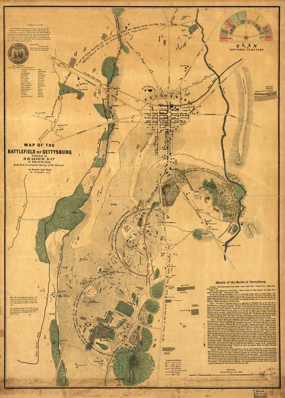 Nineteenth-Century Geolocation: The Elliott Map of Gettysburg ...