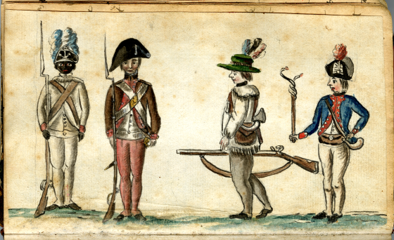 A Variety of Revolutionary War Soldiers