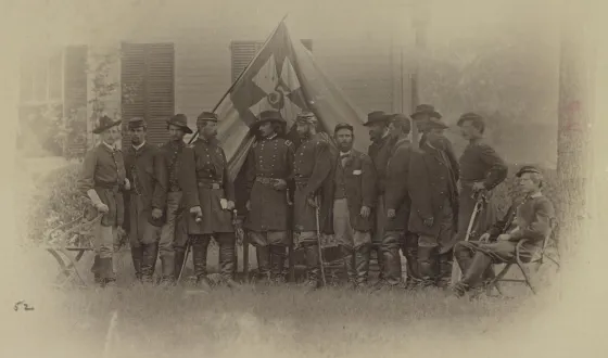 Major General G. K. Warren and Staff, ca. 1861–1865 - LOC