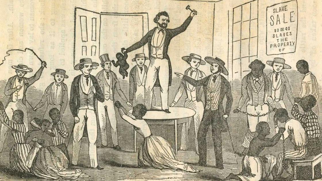 Slave Auction, 1849