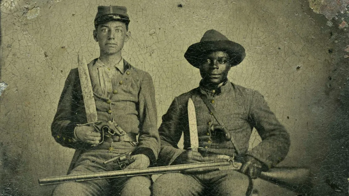 Silas Chandler, an enslaved body servant in the 44th Mississippi Infantry Regiment