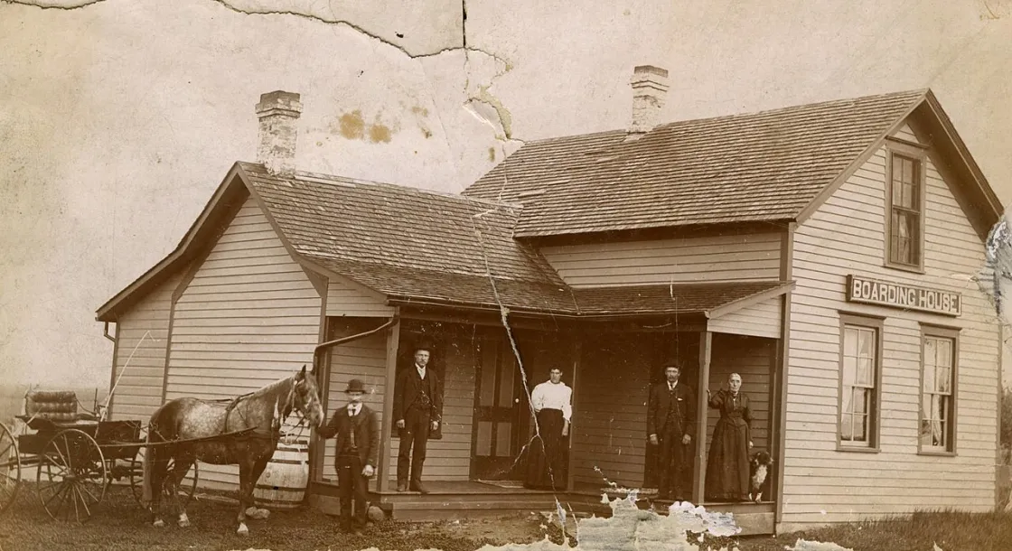 1890s Boarding House near DeLamere, North Dakota
