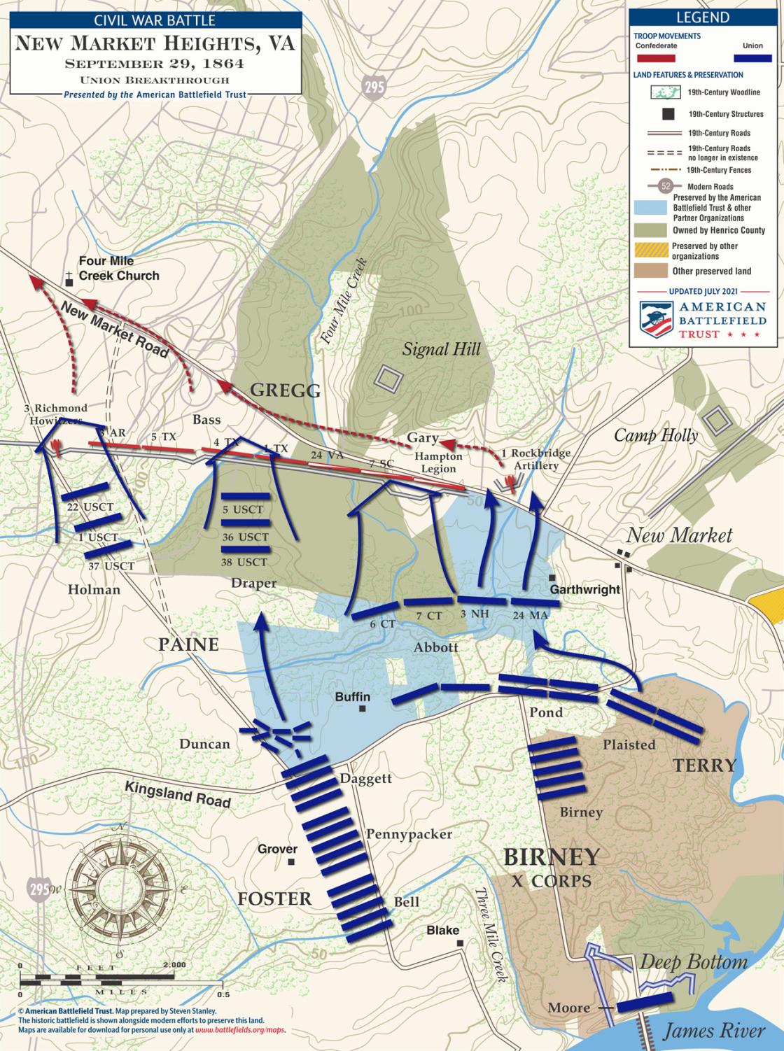 New Market Heights | Union Breakthrough | Sep 29, 1864 (July 2021)