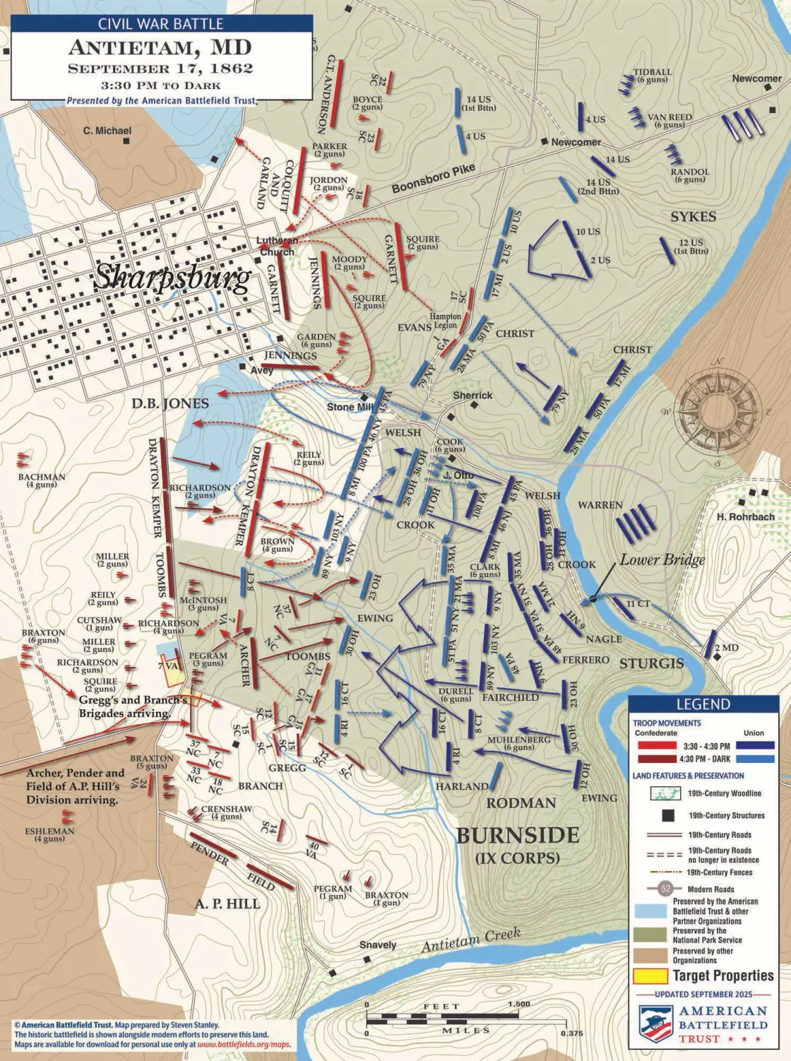 Antietam | The Final Attack | Sep 17, 1862 | 3:30 pm - Dark