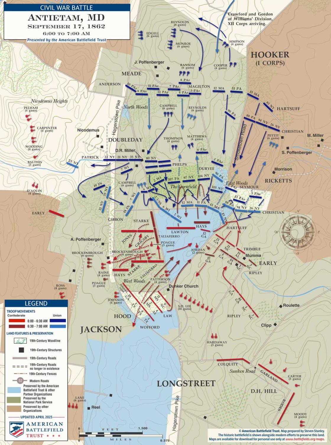 Antietam | West Woods | Sep 17, 1862 | 6:00 - 7:00 am