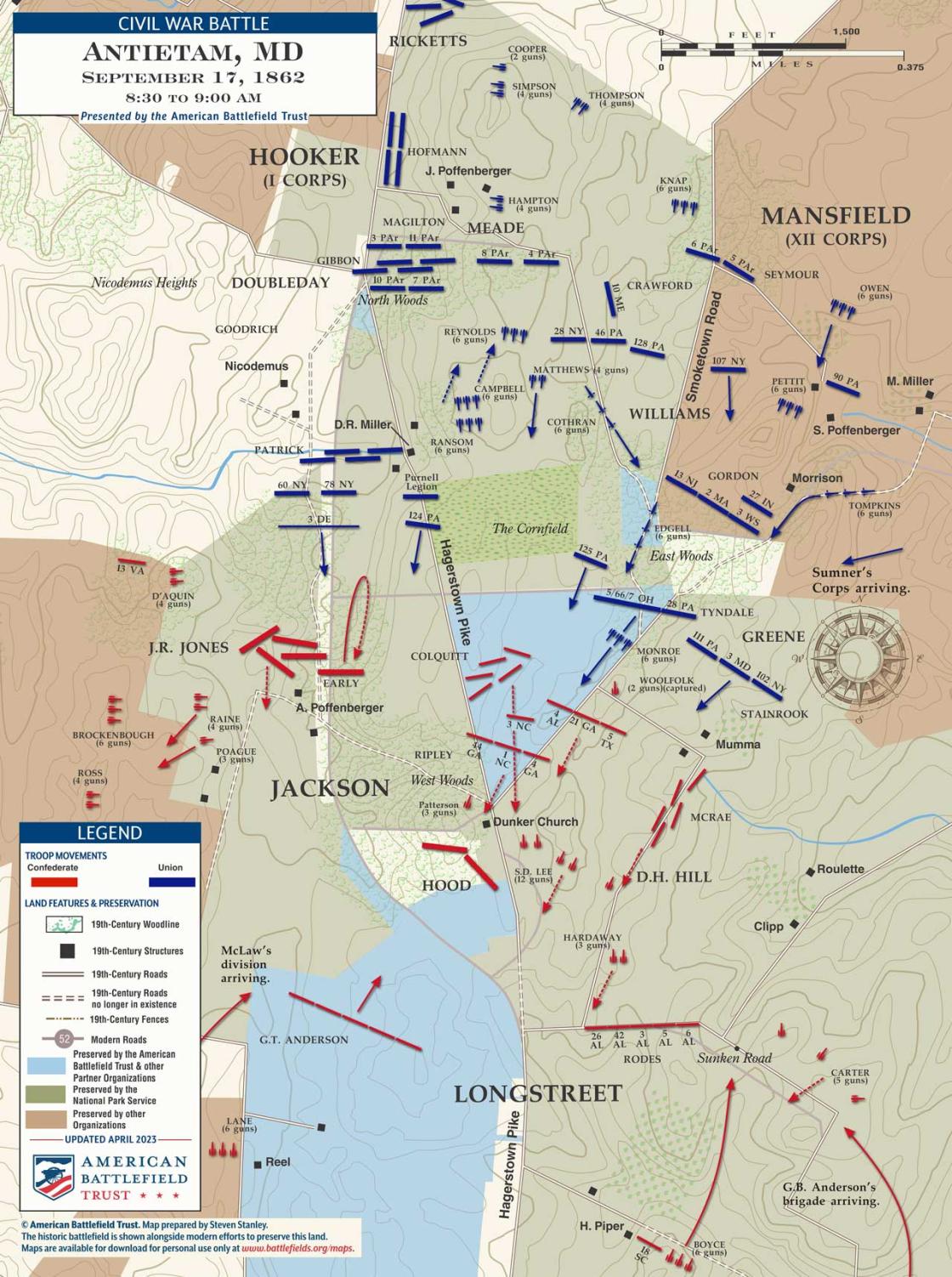 Antietam | West Woods | Sep 17, 1862 | 8:30 - 9:00 am