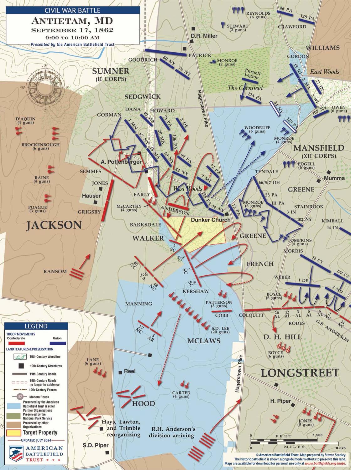 Antietam | West Woods | Sep 17, 1862 | 9:00 - 10:00 am