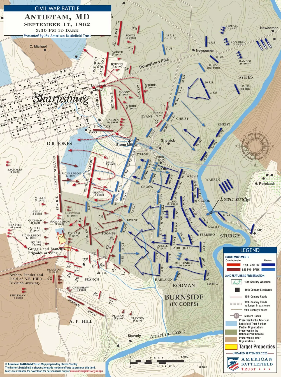 Antietam | The Final Attack | Sep 17, 1862 | 3:30 pm - Dark