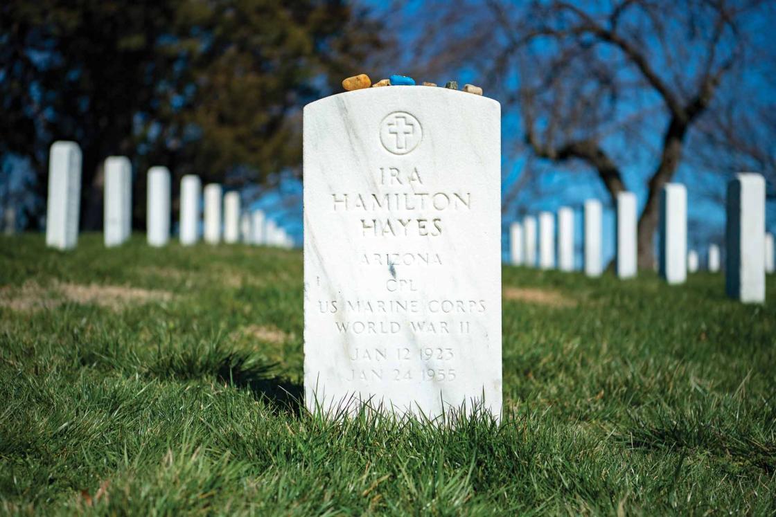 Ira Hayes Grave Site, Arlington National Cemetery, Arlington, Va.