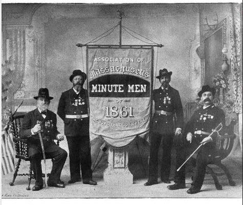 Members of the "Minute Men of 1861" after the Civil War