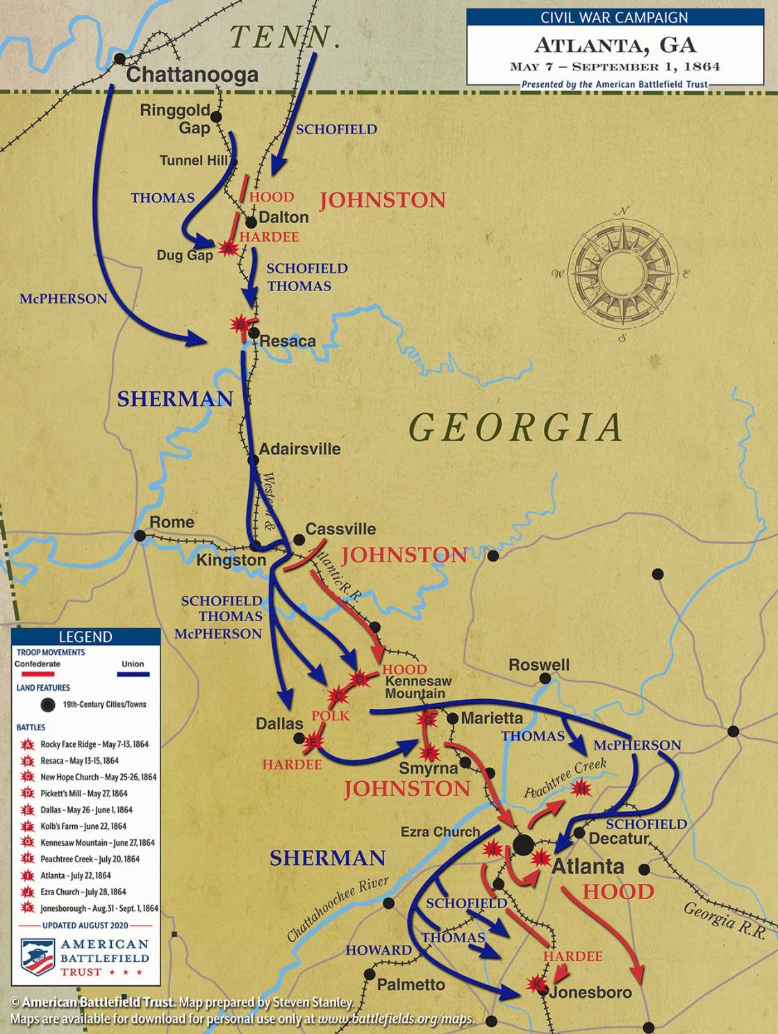 Atlanta Campaign | May 7 - September 1, 1864