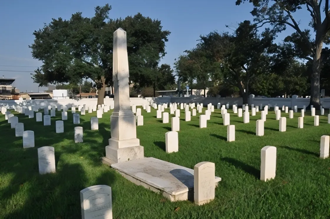 Veteran Burials in Veterans Administration Louisiana Cemetery
