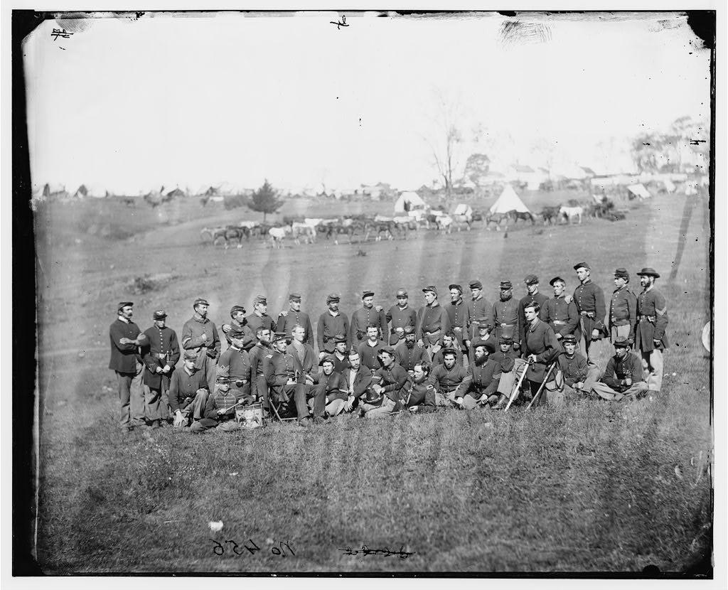 Photograph of a Civil War Infantry