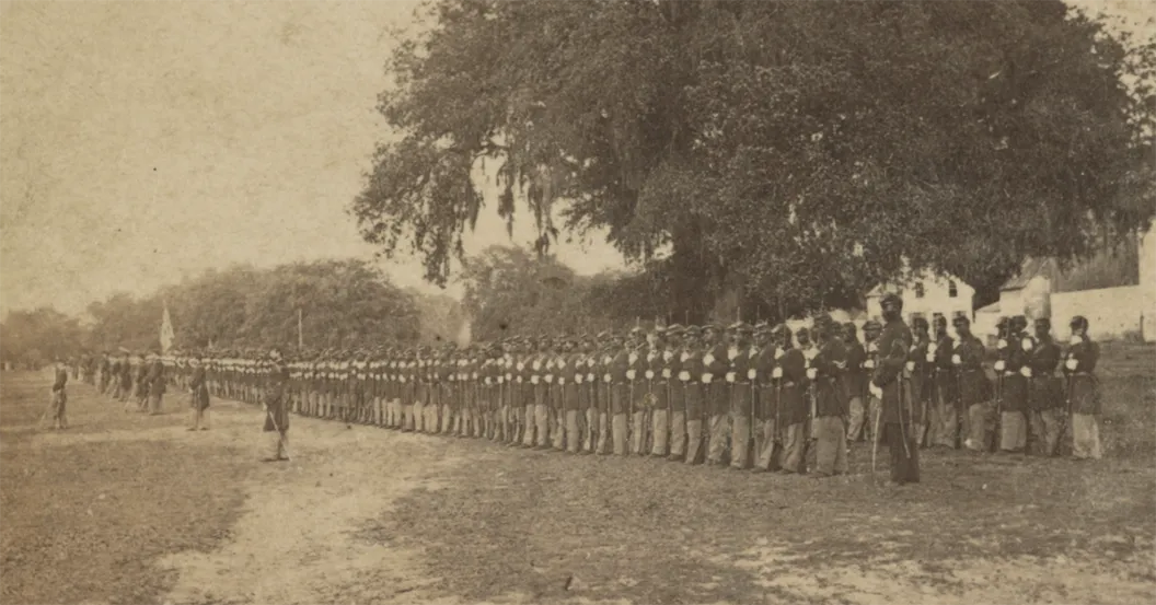 USCT in Beaufort