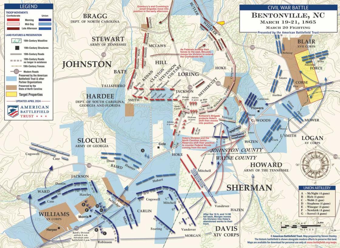Bentonville | Mar 20, 1865 | Day Two
