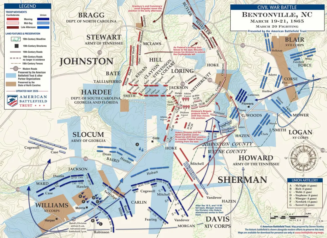 Bentonville | Day Two | Mar 20, 1865