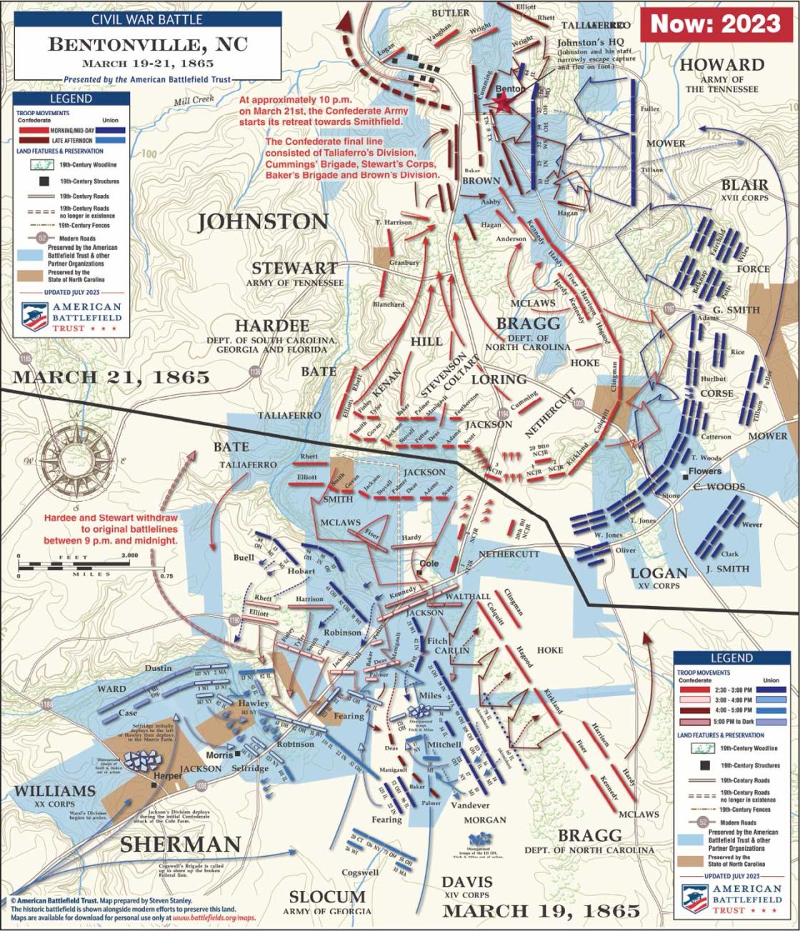 The Trust has now saved over 2,000 acres at Bentonville — the most acreage of any battlefield outside of Virginia.