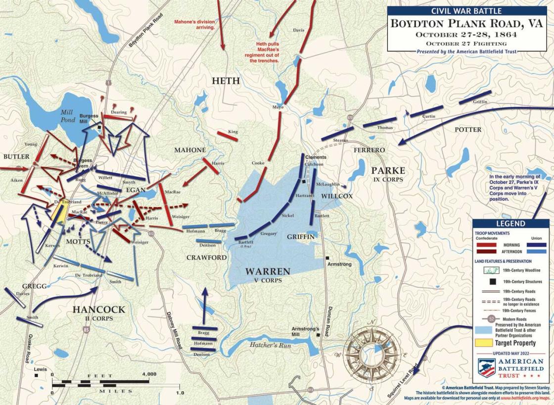 Boydton Plank Road | Oct 27,1864 (May 2022)