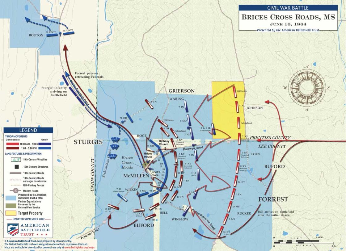 Brice's Cross Roads | June 10, 1864 (September 2022)