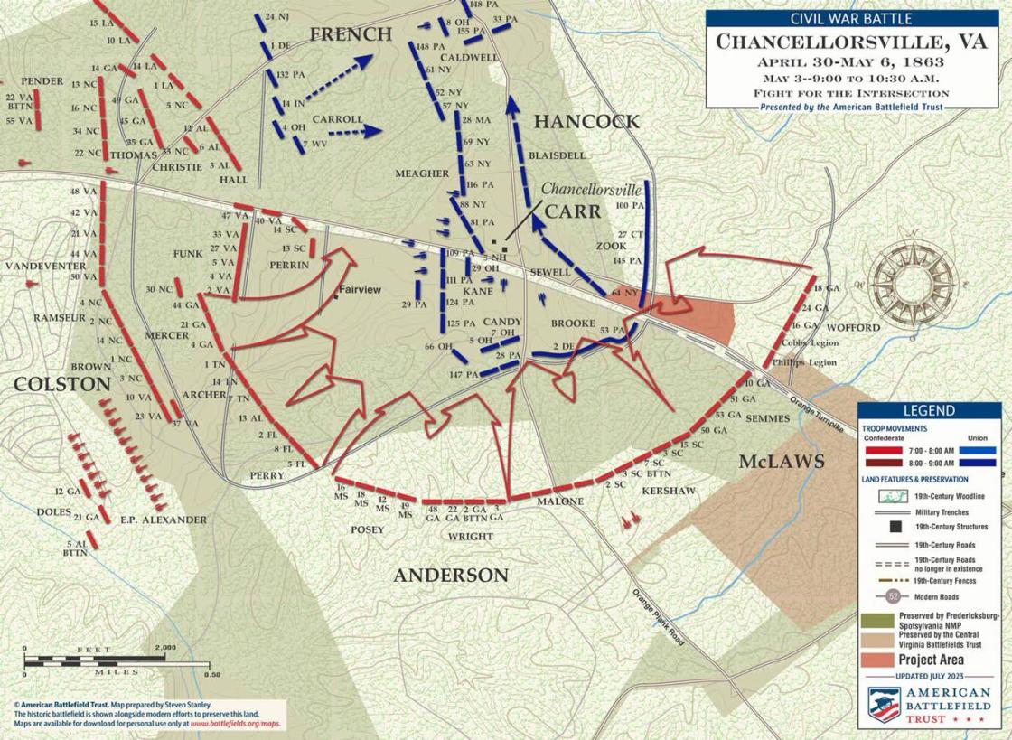 Chancellorsville | Fight for the Intersection | May 3, 1863
