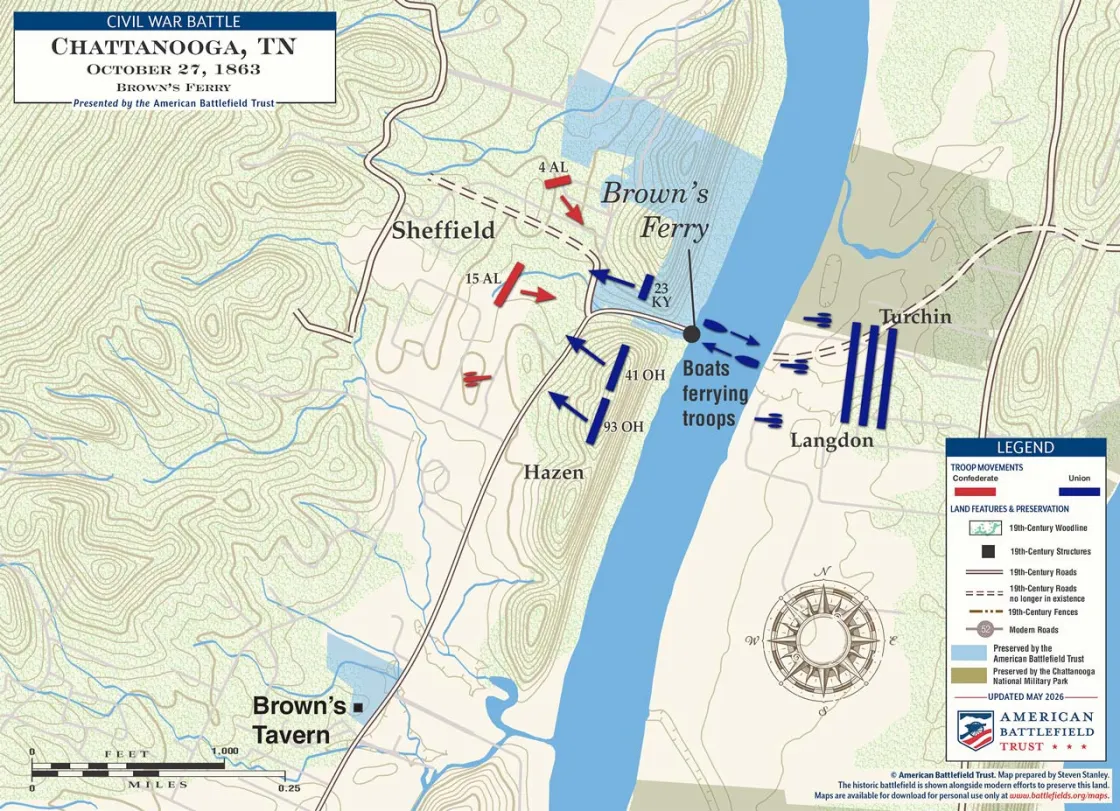 Chattanooga | Browns Ferry | Oct 27, 1863