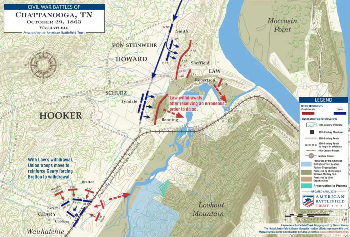 Chattanooga | Oct 29, 1863 | Wauhatchie (April 2022)
