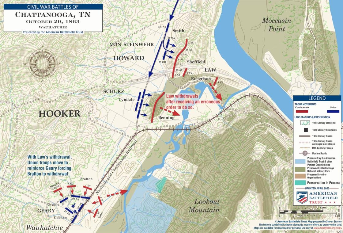 Chattanooga | Oct 29, 1863 | Wauhatchie (April 2022)