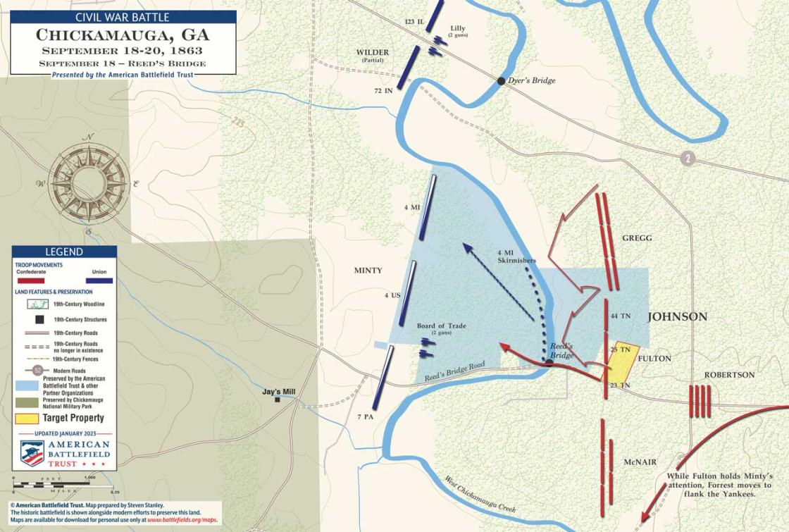 Chickamauga | Reed's Bridge | Sept 18, 1863 (January 2023)