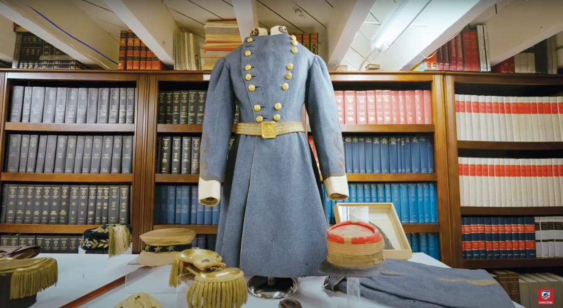Frock coat, epaulettes and other military items belonging to Confederate Gen. Pierre Gustave Toutant Beauregard.