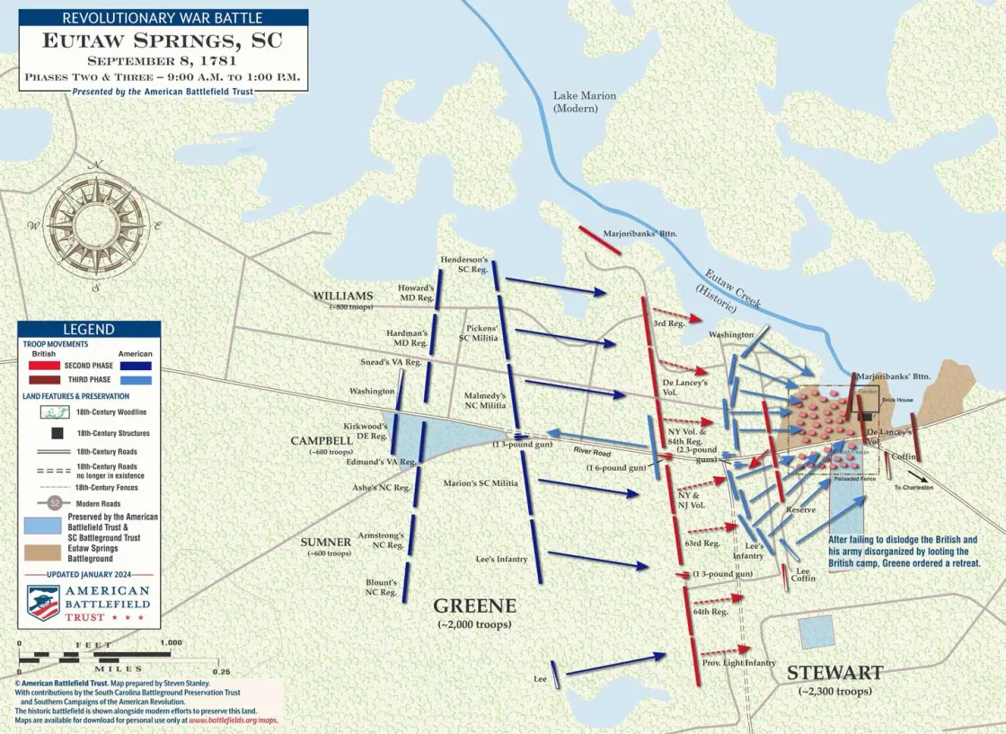 Eutaw Springs | Sep 8, 1781 | Phases Two & Three