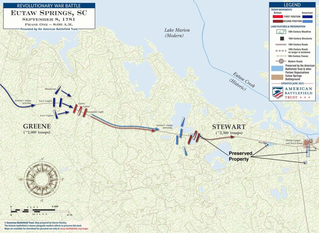 Eutaw Springs | Sep 8, 1781 | Phase One