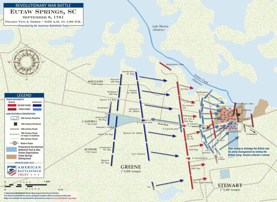 Eutaw Springs | Sep 8, 1781 | Phases Two & Three