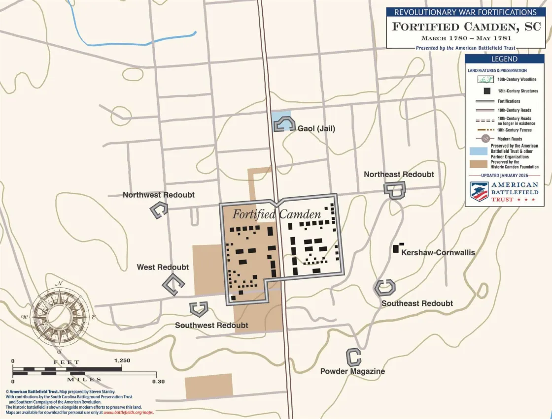 Fortified Camden | March 1780 - May 1781