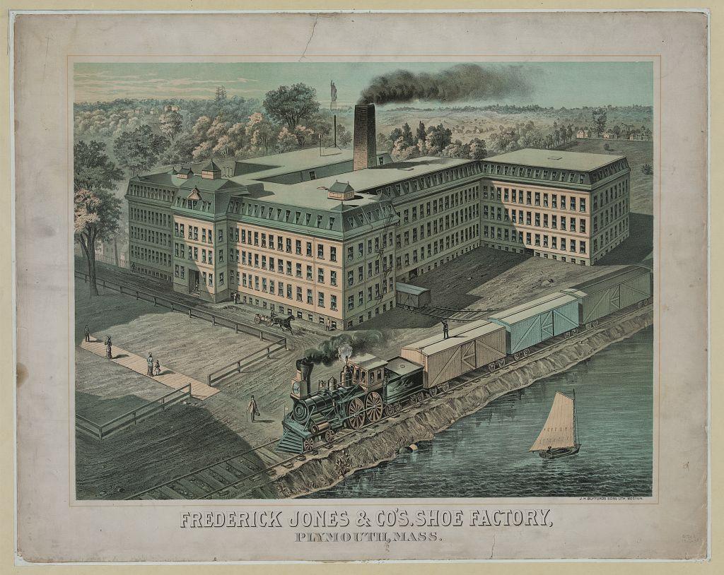 Frederick Jones & Co's. shoe factory, Plymouth, Mass.