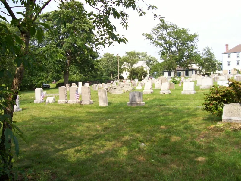 Tombstones in the Friends Meeting House Cemetery, Portsmouth, RI1