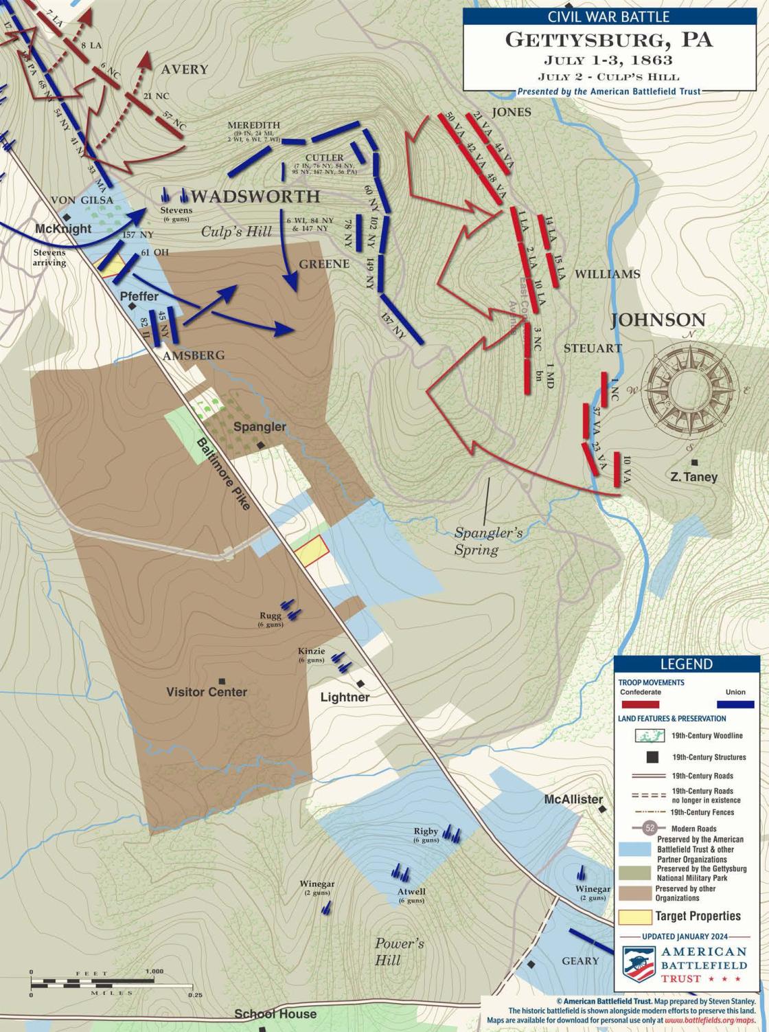 Gettysburg | Culp's Hill | July 2, 1863