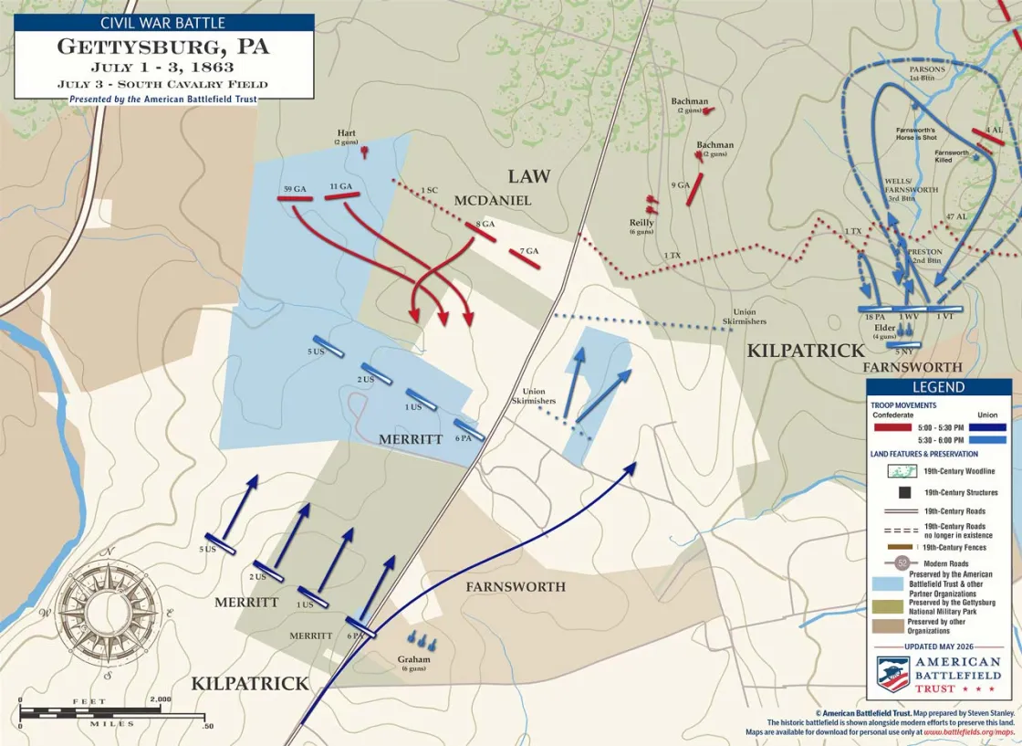 Gettysburg | South Cavalry Field | July 3, 1863