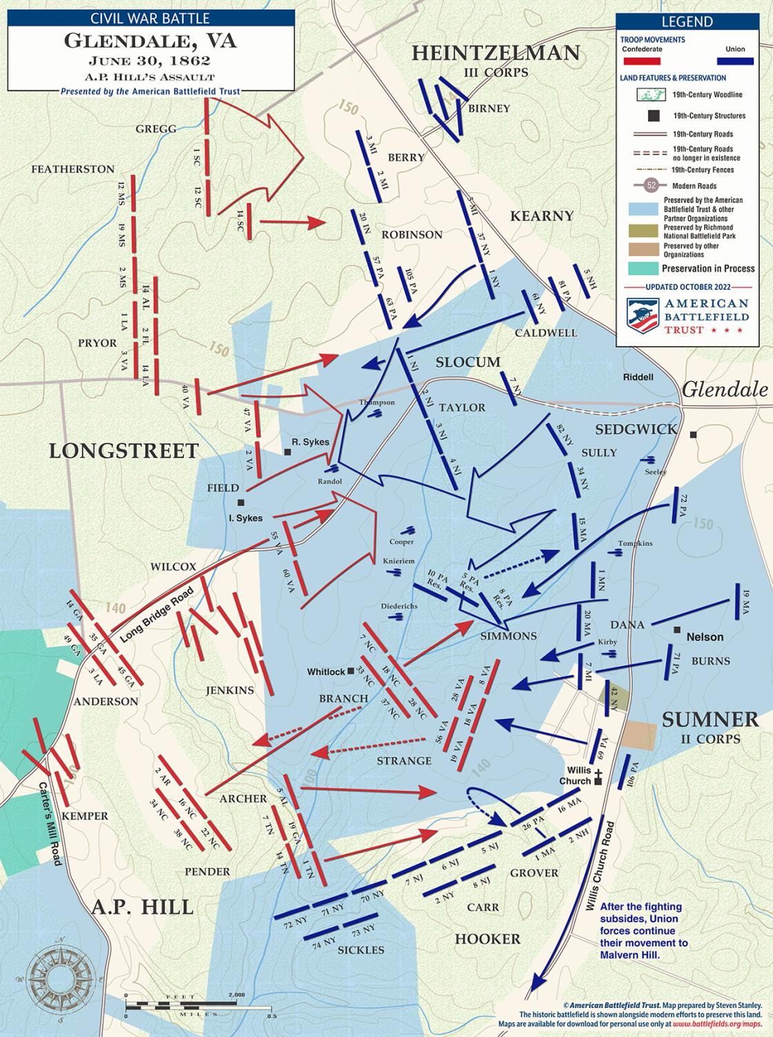 Glendale | A. P. Hill's Assault | June 30, 1862 (October 2022)