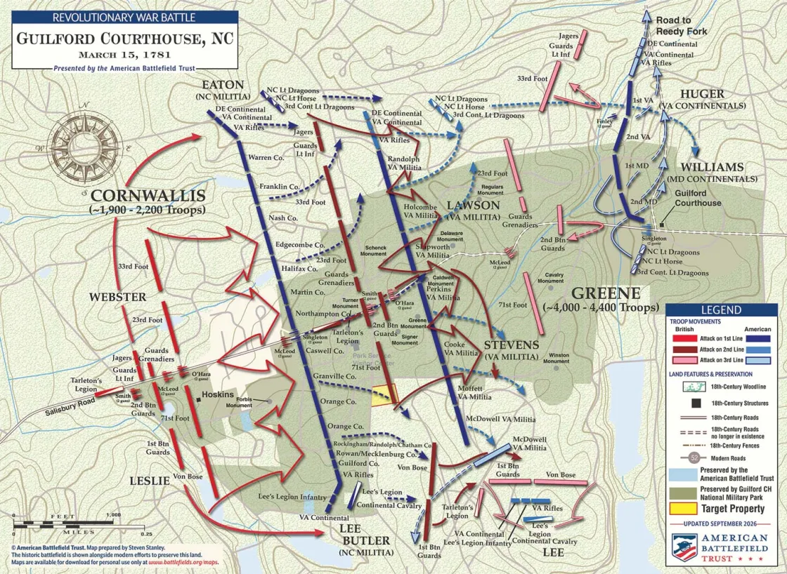 Guilford Courthouse | Mar 15, 1781