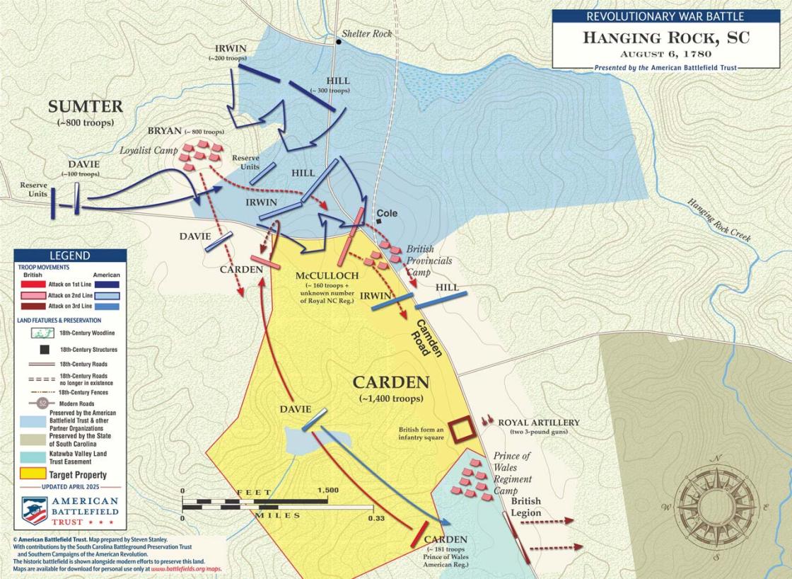 Hanging Rock | Aug 6, 1780