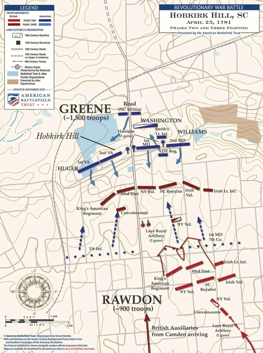 Hobkirk Hill | April 25, 1781 | Phases Two and Three