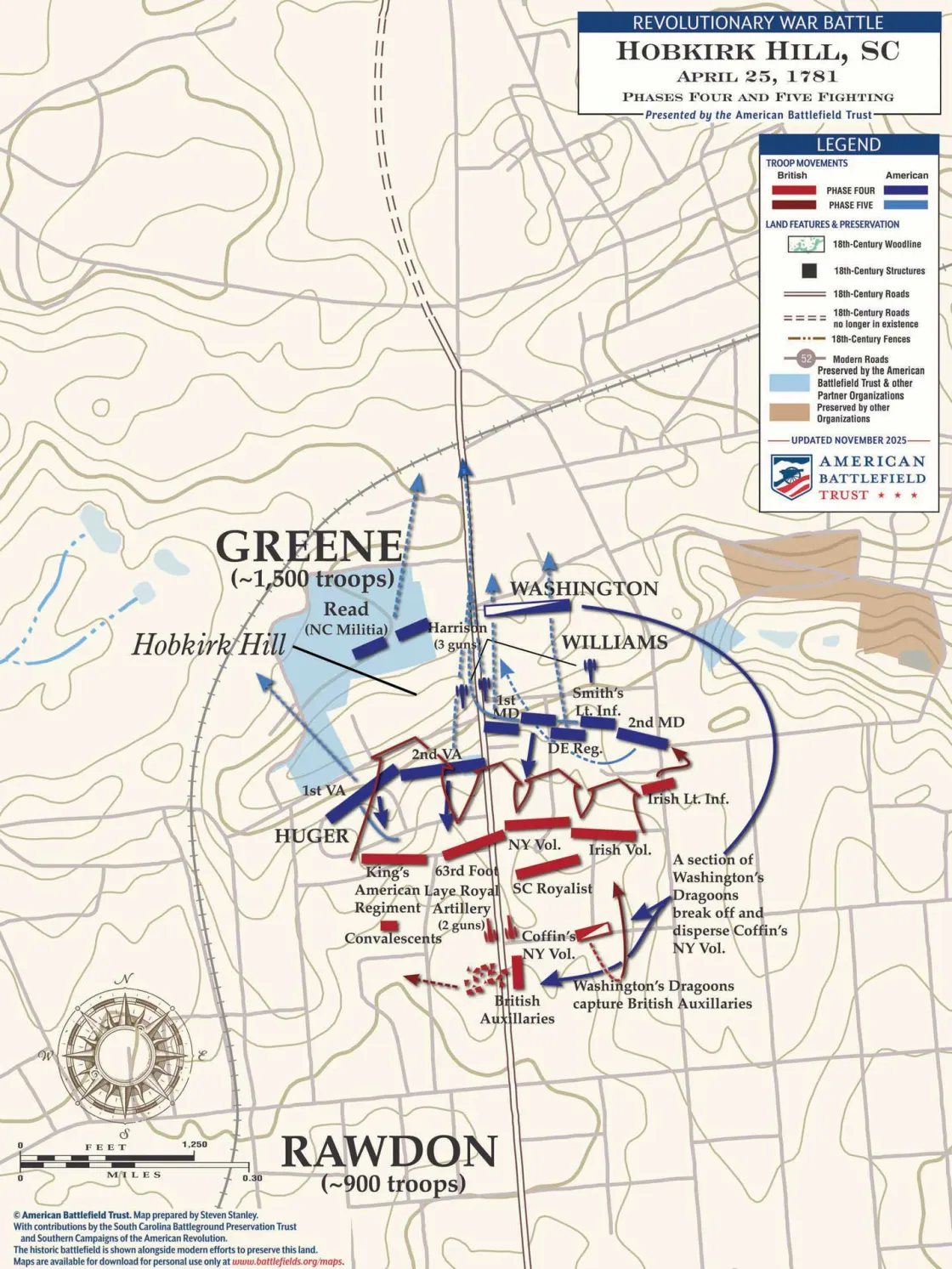Hobkirk Hill | April 25, 1781 | Phases Four and Five