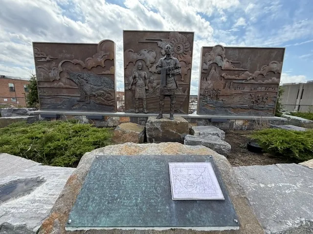 Oneida Carrying Place Sculpture