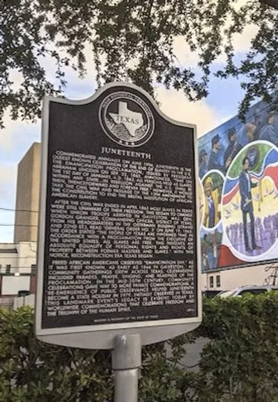 Juneteenth Marker and Mural