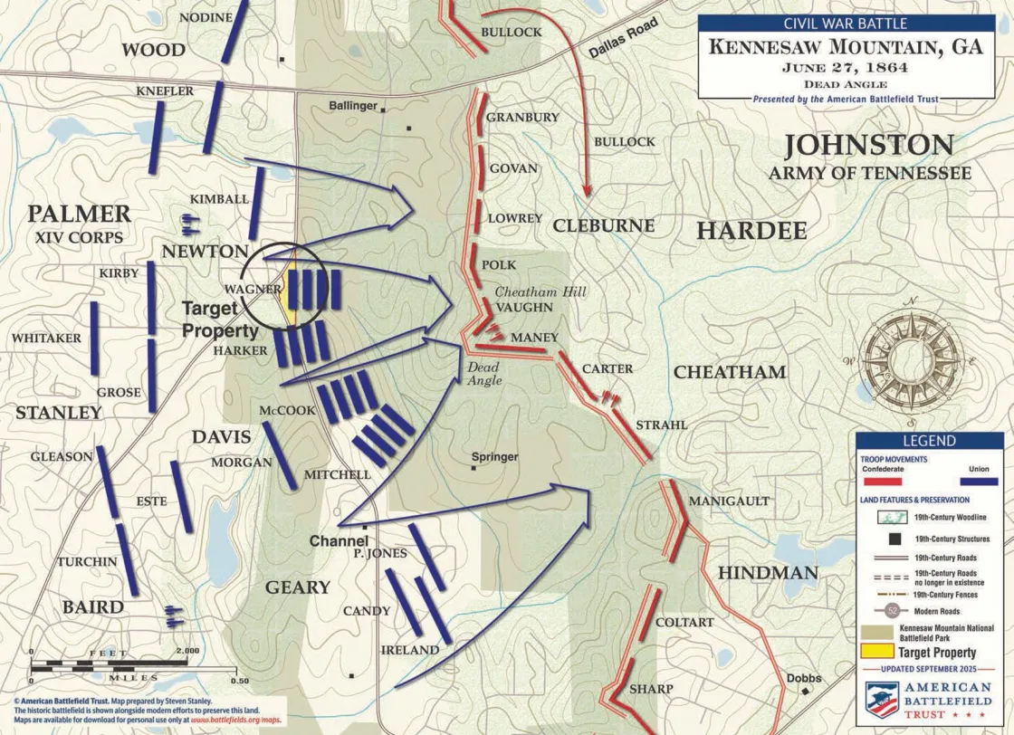 Kennesaw Mountain | Dead Angle | June 27, 1864