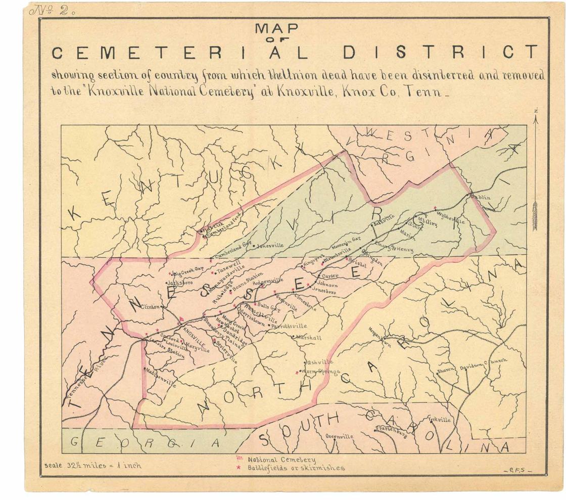Knoxville Cemetery Map