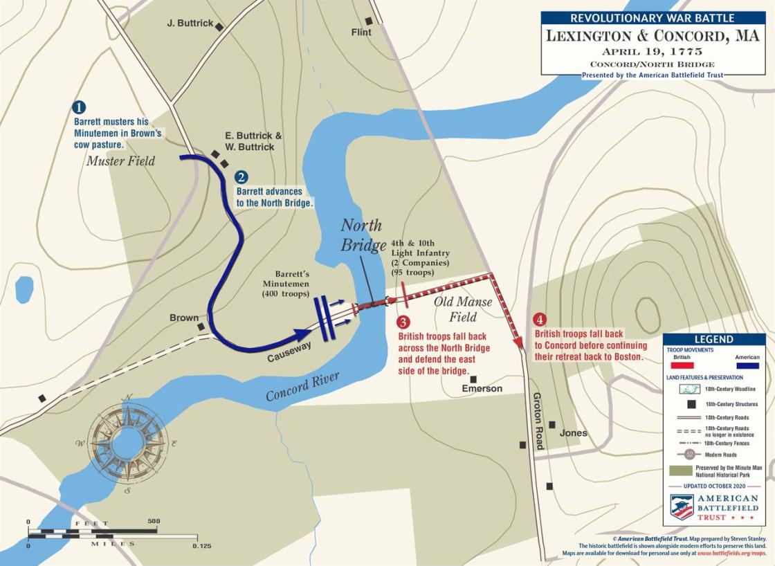 Lexington & Concord | Concord/North Bridge | Apr 19, 1775 (October 2020)